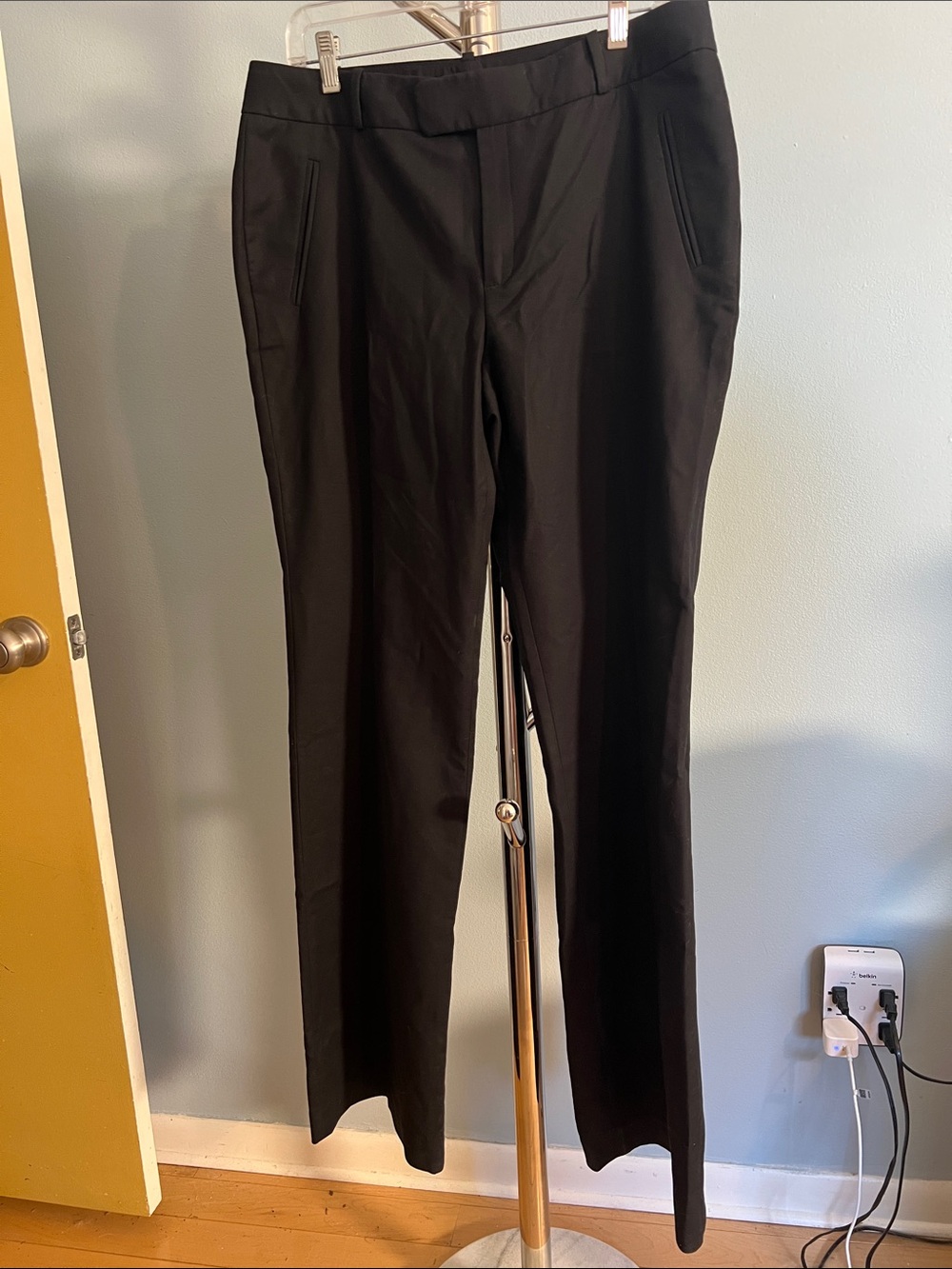 Banana Republic Black Straight-Leg Pants